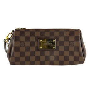 Louis Vuitton LOUIS VUITTON Shoulder Bag Damier Eva Canvas Ebene Women's N552...